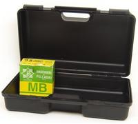 Valigetta plastica per 200 cartucce da tiro o caccia