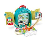 Valigetta playset cucina funny home - doppio playset con cucina e zona pranzo