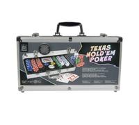 Valigetta poker resistente con compartimenti - accessorio da gioco elegante