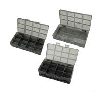 Valigetta porta attrezzi con slot regolabili MultiGrid per viti, accessori per gioielli e componenti artigianali, materiale plastico (12 griglie)