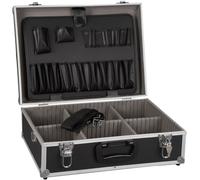 Valigetta Porta Attrezzi per Elettricista in Alluminio 455X330X150mm con Spigoli Vivi 6 Scomparti individuali Cassetta degli Attrezzi, organizer, valigetta vuota Resistente Durevole Organizzata
