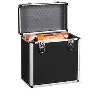Valigetta Porta LP Vinili con Capacit 50 Dischi Custodia Trucchi Gadget Nera