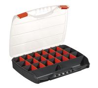 Valigetta porta minuteria 21 scomparti rimovibili 380x310x60 mm Fervi c315