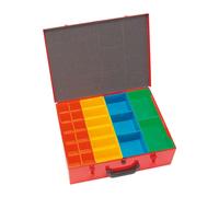 VALIGETTA PORTA MINUTERIA CON 46 SCOMPARTI INTERCAMBIABILI