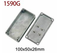 Valigetta porta strumenti elettrici scatola alluminio argento protezione IP54 mo