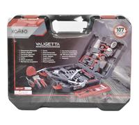 Valigetta porta utensili professionale completa 107 pz Nero