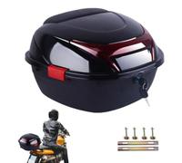 Valigetta portaoggetti per moto, design impermeabile, grande, Nero , Vedere | Base integrata per riporre vestiti, scarpe e cappelli durante l'equitazione, i viaggi, i pendolari e durante la settimana