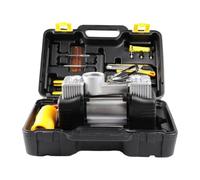 Valigetta portatile per compressore d'aria, set di attrezzi per gonfiaggio pneumatici, kit multiuso ad alta pressione da 12 V, per casa, , campeggio, auto, emergenze, viaggi, bici, moto