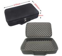 Valigetta portautensili 41x26x9.5cm borse portaoggetti in schiuma fai da te borsa Hardware elettrica impermeabile per Kit di attrezzi da trapano organizzatore di scatole per mulinelli da pesca