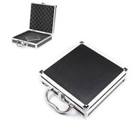 Valigetta portautensili con struttura in alluminio e custodia da viaggio imbottita in schiuma (M 21,5 x 21,5 x 6,5 cm)