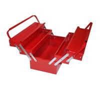 Valigetta portautensili in metallo 425x200x200 mm Rosso