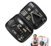Valigetta portautensili portatile | 27 pezzi di di smontaggio | Set di strumenti per principianti, montaggio, manutenzione, attività quotidiane, cucina e
