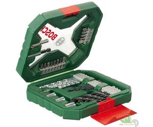 VALIGETTA RIGIDA CON ACCESSORI BOSCH 34PZ PUNTE METALLO MURO LEGNO BIT BUSSOLE