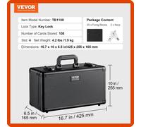 Valigetta scatola porta carte card da gioco rigida pokemon PSA CGC con chiave