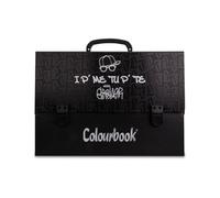 Valigetta Scuola Geolier Cartella Polionda Dorso 8 cm 38x27x8 (Nero)
