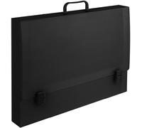 Valigetta Tecnica Con Manico Nera Con 2 Chiusure a Clip - Porta Disegni E Docume