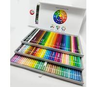 Tinta Unita Pastelli Mina 4.0 - Magnetic Box 108 Pezzi | Set Completo di Colori