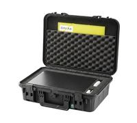 Valigetta TOMcase per notebook/laptop e accessori - valigetta rigida ECO impermeabile con tasca portadocumenti e schiuma espansa a griglia/a cubetti per 11-15 pollici da esterno - Prodotto in EU