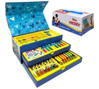 Valigetta Topolino Kit Cancelleria e Colori 42 Pezzi in Cassettiera Disney