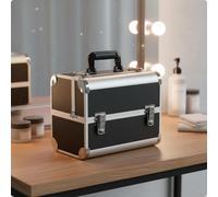 Valigetta Trucco Professionale Materiale in Lega di Alluminio Beauty Case