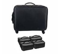 Valigetta Trucco Trolley Valigia Cosmetica Organizer Borsa Attrezzi Valigetta Professionale in Tessuto Oxford con, style to 1