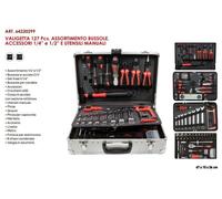 valigetta utensili 127Pcs. SET BUSSOLE E UTENSILI MANUALI 1/4” e 1/2” LTI/KRINO
