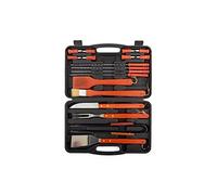 Valigetta Utensili Grigliata BBQ Master Tools (18 pezzi) Acciaio Inox Barbecue Cucina