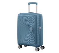 Valigia American Tourister SoundBox Spinner Rigida 55x40x20cm Stone Blue 35.5L Expandibile