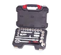 VALIGIA ASSORTIMENTO 25 pz CRICCHETTO CHIAVI A BUSSOLA SNODO PROLUNGHE 1/2" AXEL