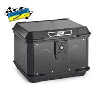 Valigia/Bauletto Alluminio Nero GIVI ALP44B2 Monolock Alpina 44 Litri + Piastra