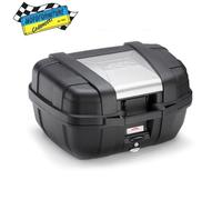 Valigia/Bauletto Nero Cover Argento MONOKEY GARDA KAPPA KGR52 52 LT