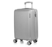 Valigia cabina Dam ABS leggero chiusura numerica 4 ruote 38x22x55 cm grigio chiaro