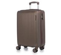 Valigia cabina Dam ABS marrone chiusura numerica 4 ruote 38x22x55 cm