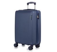 Valigia cabina Dam Trolley ABS alta resistenza 4 ruote blu navy