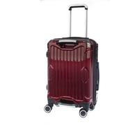 Valigia cabina Dam Trolley estensibile ABS PC angoli rinforzati Granata