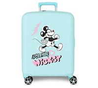Valigia cabina Disney Mickey Friendly Turchese 40x55x20 cm ABS rigido Lucchetto TSA integrato 38.4L 2.82 kg Bagaglio a mano 4 doppie ruote