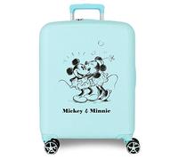 Valigia cabina Disney Mickey & Minnie Kisses Blu 40x55x20 cm ABS rigido Lucchetto TSA integrato 38.4L 2.82 kg 4 doppie ruote bagaglio a mano
