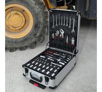 VALIGIA CASSETTA ATTREZZI DA LAVORO KIT UTENSILI 849 PEZZI COMPLETA DI TROLLEY