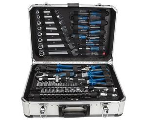 VALIGIA CASSETTA SET UTENSILI ATTREZZI CHIAVI INSERTI 101 PZ SCHEPPACH TB150