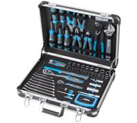 Valigia cassetta set utensili attrezzi chiavi inserti 88 pz Fervi 0399