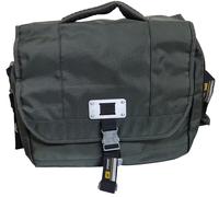 Valigia CAT borsa monospalla multitasche verde militare laptop 34 x 38 x 14 cm