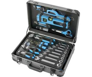 Valigia Completa 130 Utensili Chiavi Inserti Bussole CR-VAN 130 Pezzi Fervi 0110