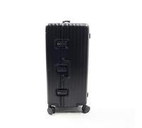 Valigia da 28 pollici Premium in alluminio, dimensioni check-in 71 cm, serrature TSA, ruote girevoli a 360°, nero