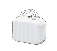 Valigia da 35,6 cm Mini Bagaglio Piccola Borsa Cosmetica Può Appendere Bagagli Trolley Scatola di Immagazzinaggio Portatile Carry on Bagagli, bianco