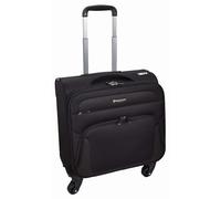 Valigia da pilota a 4 ruote, organizer per ufficio, trolley da cabina HLG608, nero, Nero , Cabin, Caso pilota