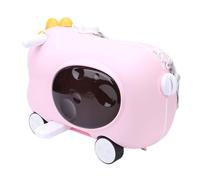 Valigia da Viaggio per Aereo, Bagagliaio Spazioso per Bambini con Design a Doppio Scopo per Ragazzi e Ragazze (PINK)