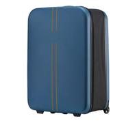 Valigia da Viaggio Pieghevole Ed Espandibile, Impermeabile e Antiurto, Portatile, di Grande Capacità, Set di Bagagli di Grandi Dimensioni, Contenitore da Viaggio Unisex(Blue,24in)