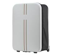 Valigia da Viaggio Pieghevole Ed Espandibile, Impermeabile e Antiurto, Portatile, di Grande Capacità, Set di Bagagli di Grandi Dimensioni, Contenitore da Viaggio Unisex(White,20in)