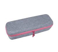 Valigia da viaggio rigida in EVA leggera custodia rigida compatibile con asciugacapelli singolo passo, spazzola volumizzante e borsa per spazzola ad aria calda (grigia), grigio, 38.5*13*10.5, Moda