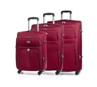 VALIGIA DAM Set di 3 valigie trolley 97,88 l Nylon Rosso